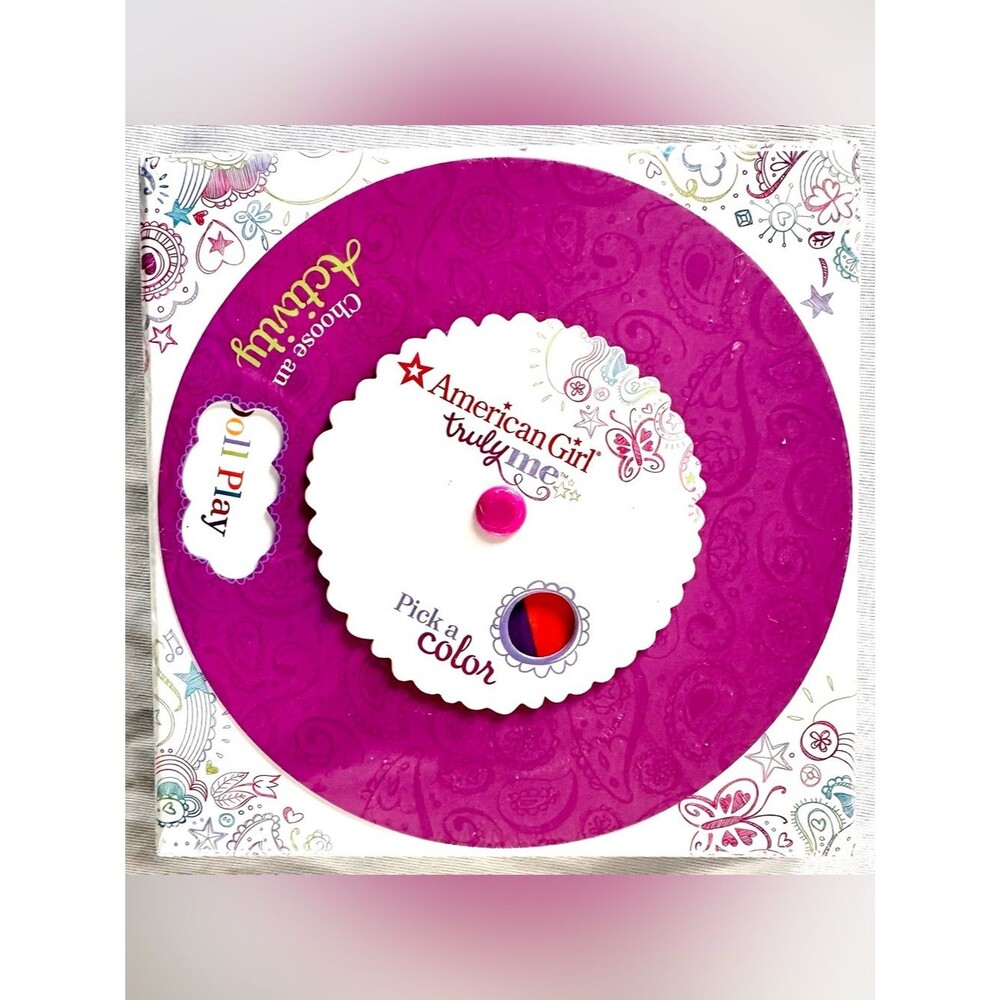 American Girl Truly Me “Choose an Activity” Color Picker Wheel — NEW